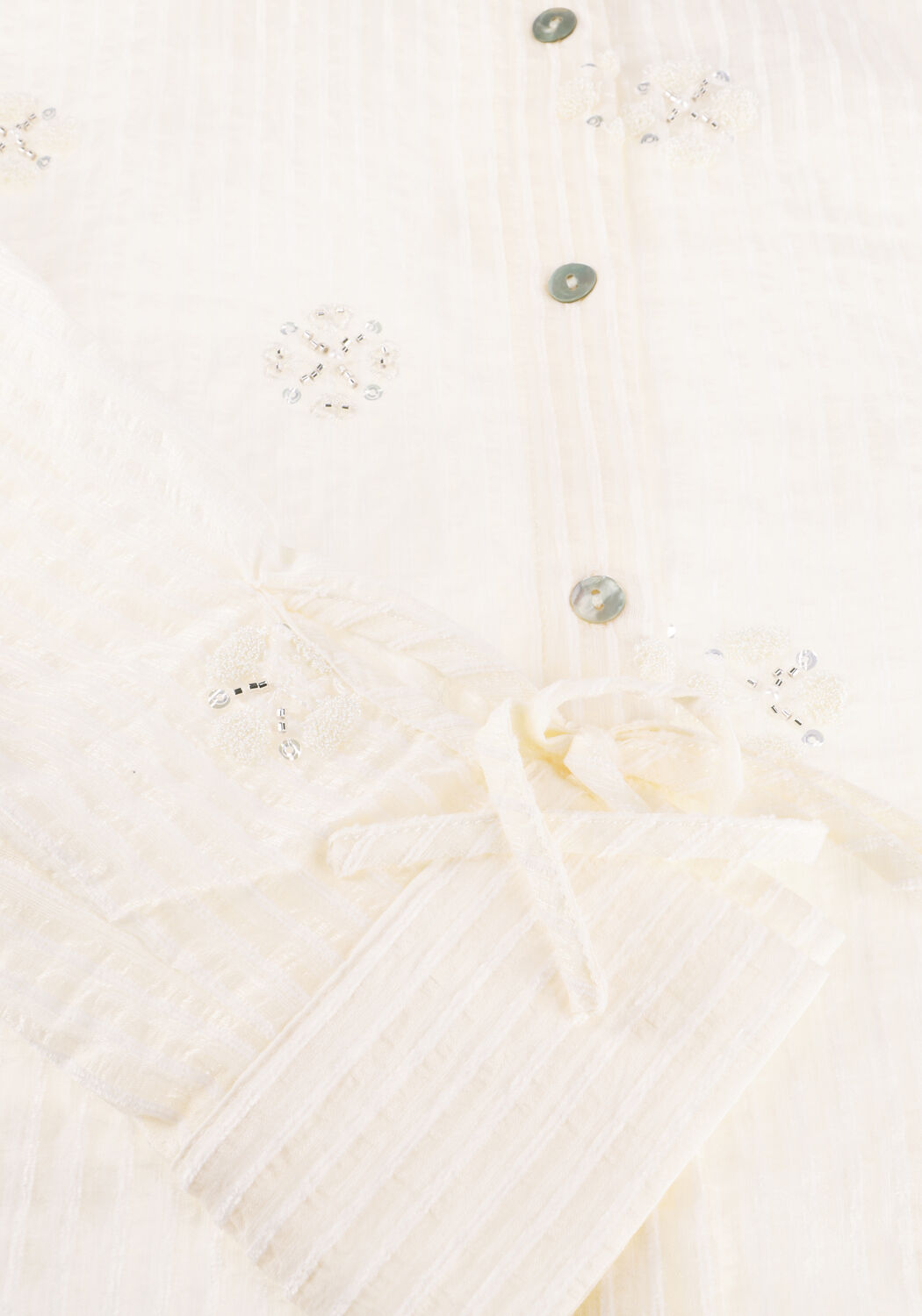 Gebroken wit NUKUS  BAILEY BLOUSE BEADS - large