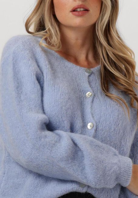 AMERICAN DREAMS Gilet SUSAN ALPACA CARDIGAN en bleu - large