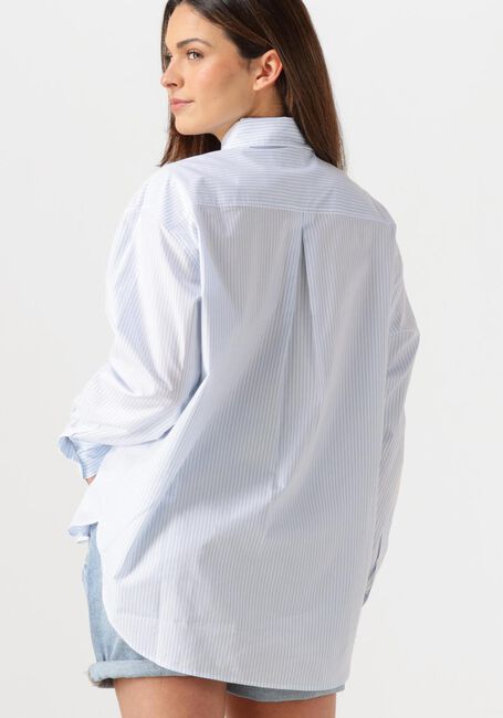 CALVIN KLEIN WOVEN LABEL RELAXED SHIRT Blouses Bleu clair - large