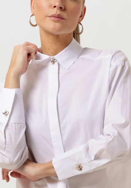 Witte NEO NOIR  WISLA POPLIN SHIRT - large