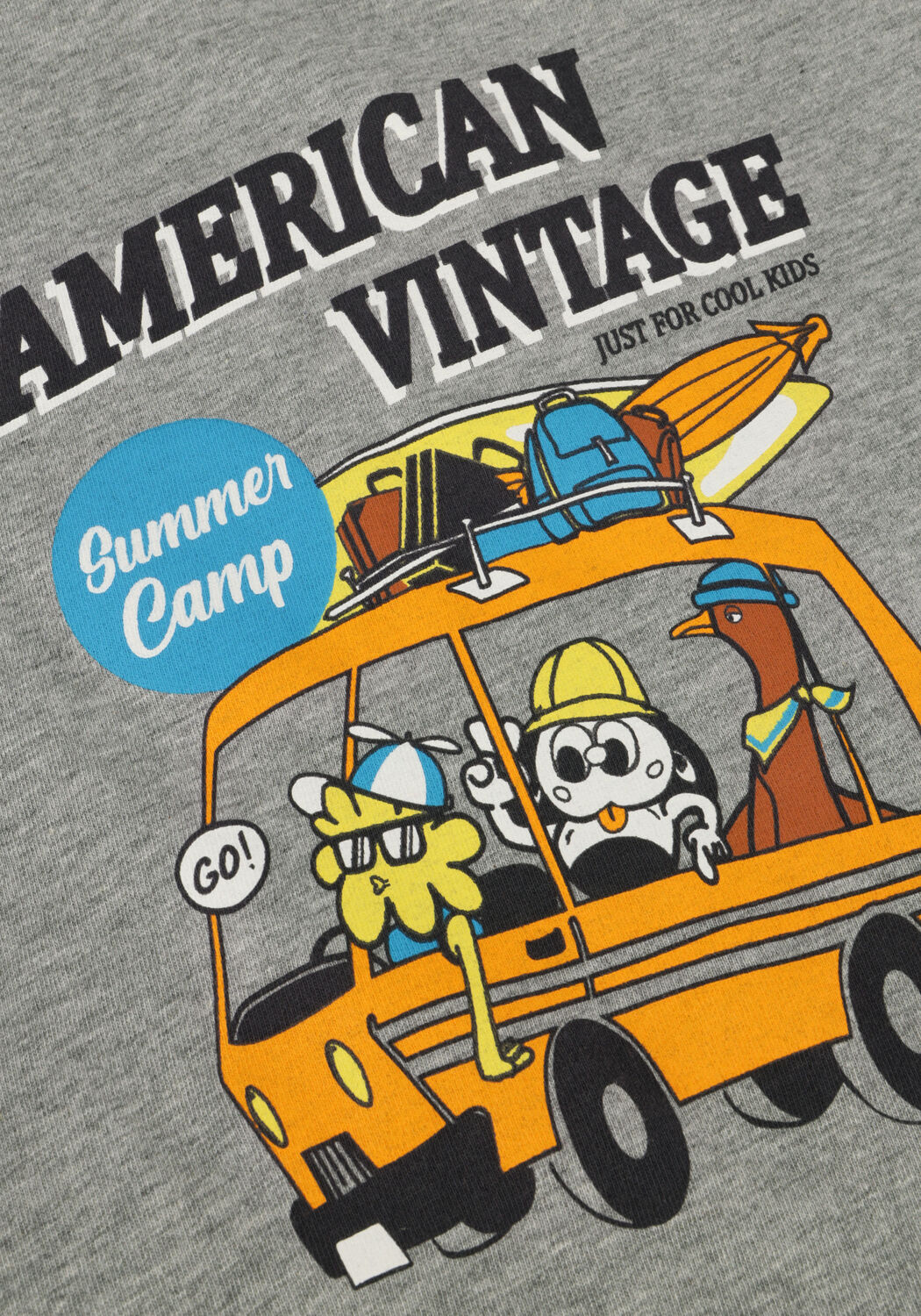 AMERICAN VINTAGE T-shirt FIZVALLEY en gris - large