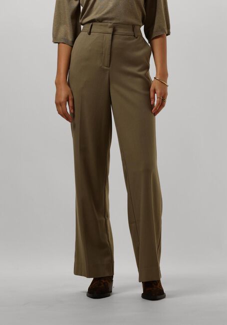 Olijf MINUS Pantalon ELVERA MID WAIST PANT - large