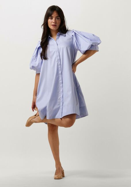 Blauw/wit gestreepte NOTRE-V Mini jurk NV-DAVY DRESS - large