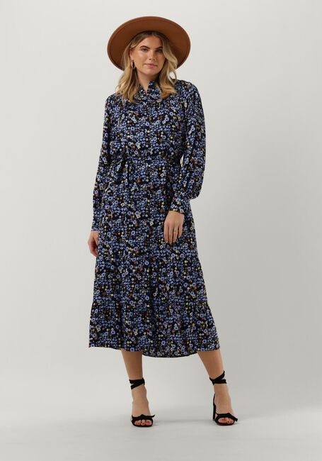 Donkerblauwe FABIENNE CHAPOT Midi jurk NOA DRESS 126 - large