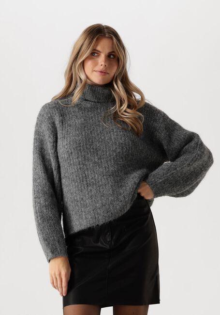 CO'COUTURE Pull CORALIE ROLL KNIT en gris - large