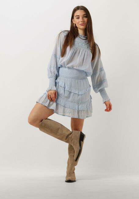 NOTRE-V VOILE BLOUSE Blouses Bleu clair - large