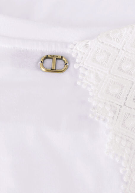 TWINSET MILANO T-shirt KNITTED BLOUSE en blanc - large