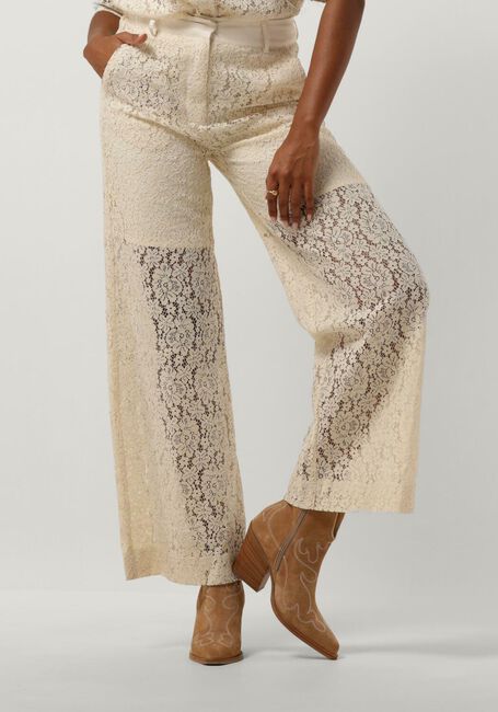 LOLLYS LAUNDRY Pantalon large SHEILALL PANTS Écru - large