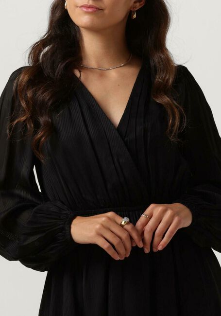 SCOTCH & SODA Mini robe BALLOON SLEEVE MINI DRESS en noir - large