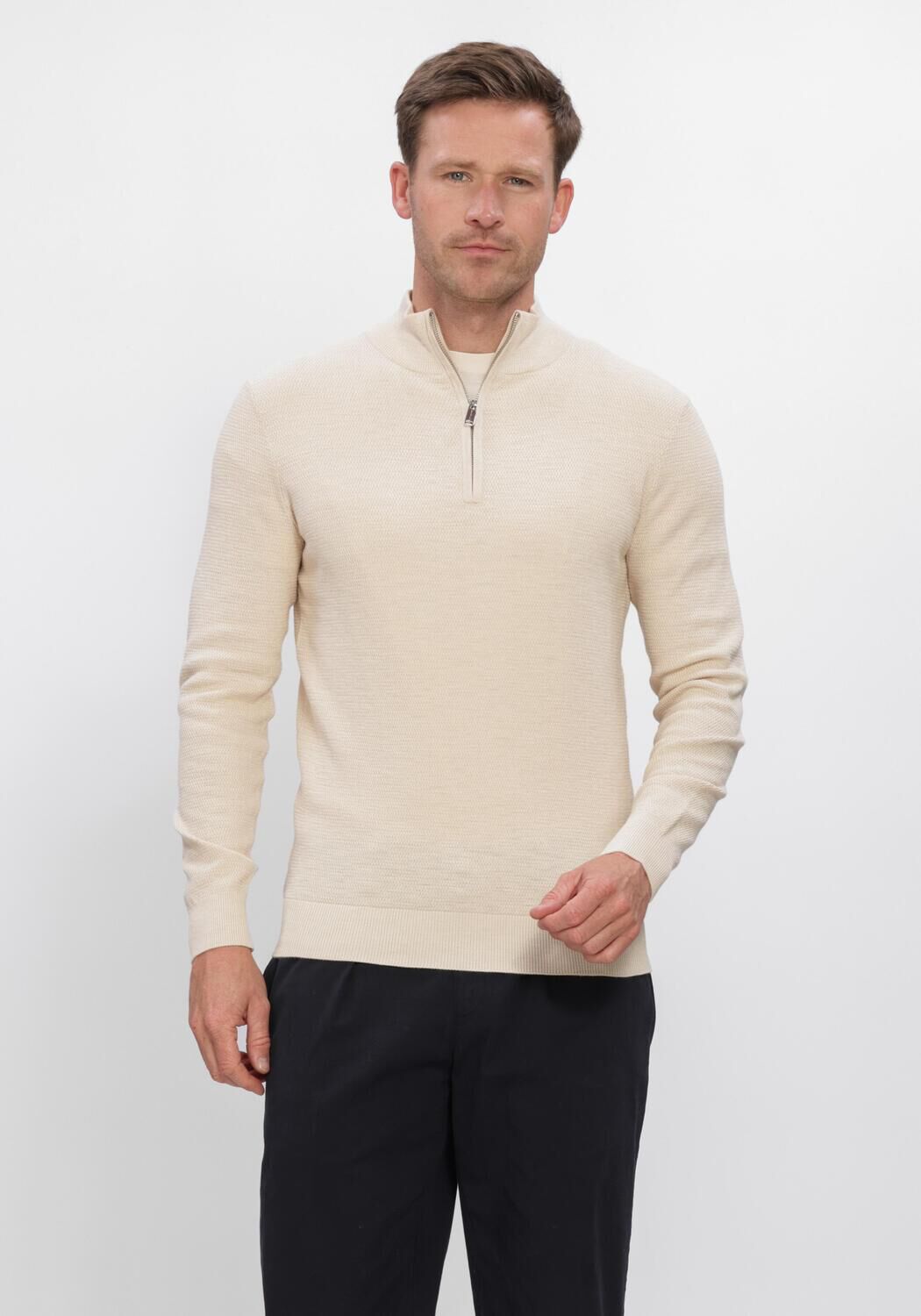 Creme PROFUOMO Trui PPXJ30023 - large