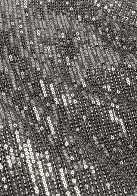 Zilveren COLOURFUL REBEL Mini jurk BELLE SEQUINS DEEP V-NECK MINI DRESS - large