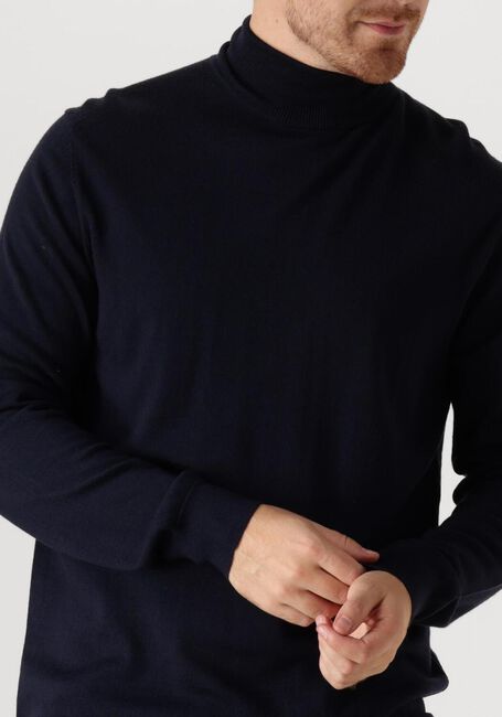 PROFUOMO Col roulé PULLOVER ROLL NECK Bleu foncé - large