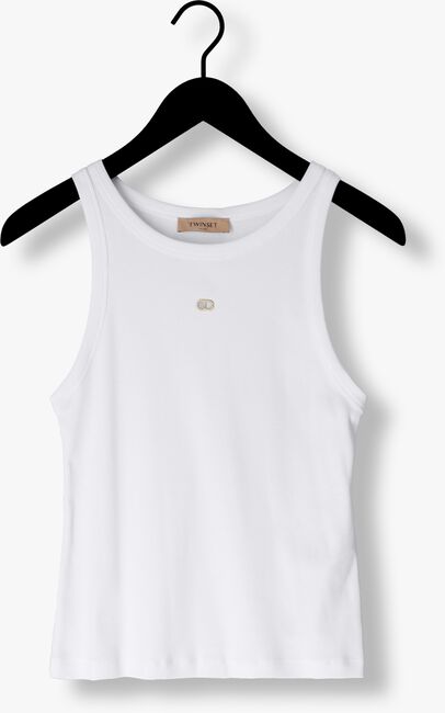 Witte TWINSET MILANO Top KNITTED TANK TOP - large