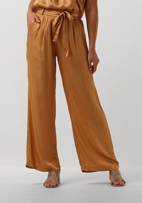 SUMMUM Pantalon PANTS SOLID SATIN en camel - large