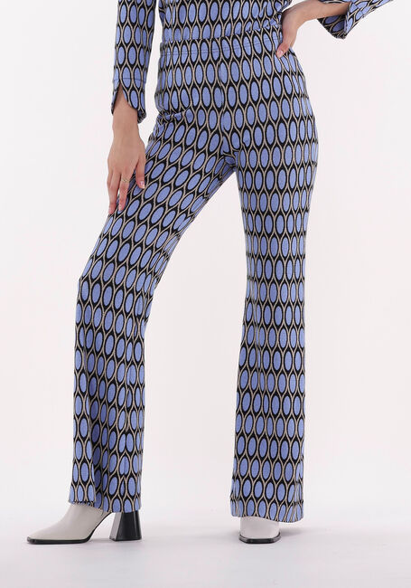 Lichtblauwe ANA ALCAZAR Flared broek FLARED PANTS - large