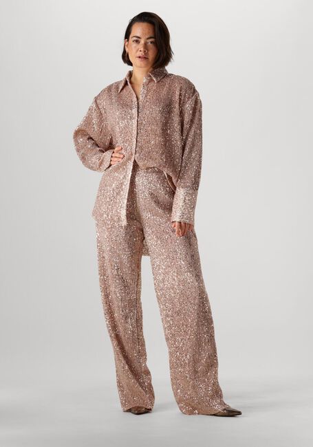 STUDIO AMAYA Pantalon large PARTY en rose - large