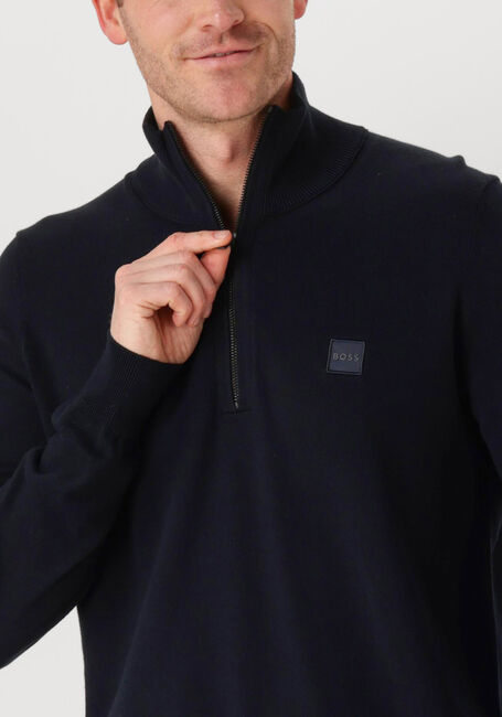 Donkerblauwe BOSS ORANGE Trui KANOBIX_S - large