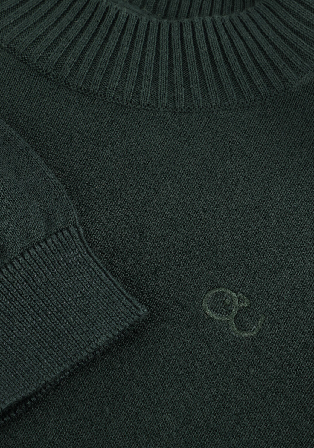 MR.LOUTRE Pull OSKAR Vert fonc&eacute; - large