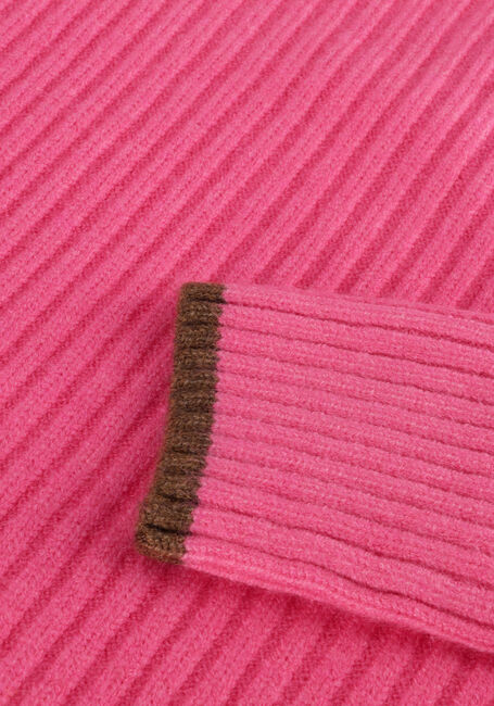 CO'COUTURE Pull ROW PUFF RIB KNIT en rose - large