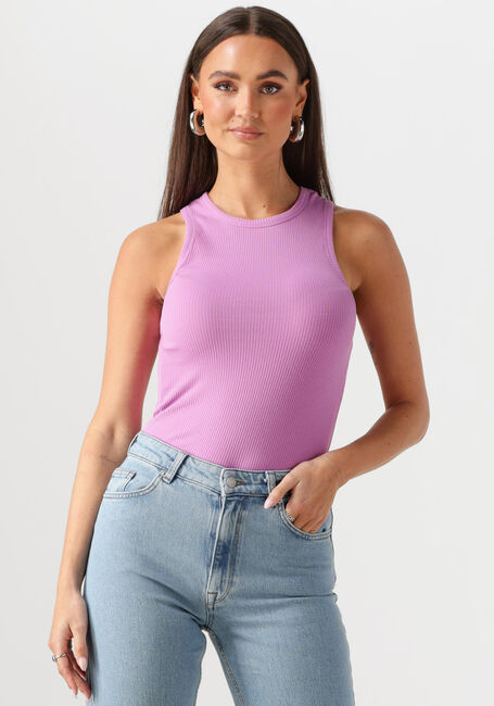 SELECTED FEMME Haut SLFANNA O-NECK TANK TOP en rose - large