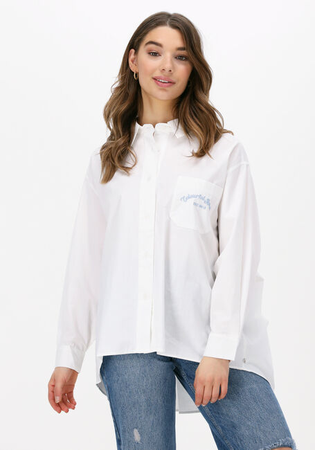 Gebroken wit COLOURFUL REBEL  VICKY REBELLE DROPPED SHOULDER BLOUSE - large