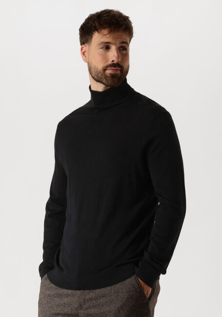 SELECTED HOMME Col roulé SLHTRAY LS KNIT MERINO ROLL NECK en noir - large