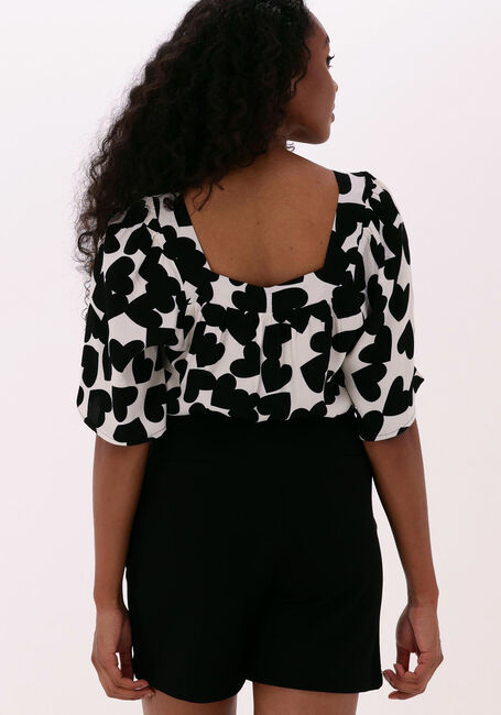 Zwarte JANSEN AMSTERDAM  TOP SQUARE NECK - large