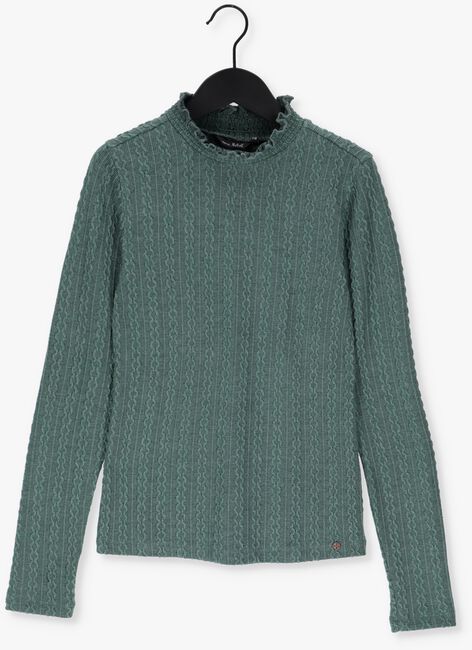 NOBELL Pull KOBA CABLE KNIT TURTLE NECK Turquoise - large
