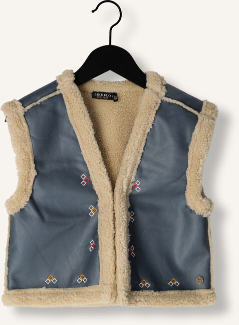 Blauwe LIKE FLO Gilet DEWI TEDDY GILET Blauwe LIKE FLO Gilet DEWI TEDDY GILET - large