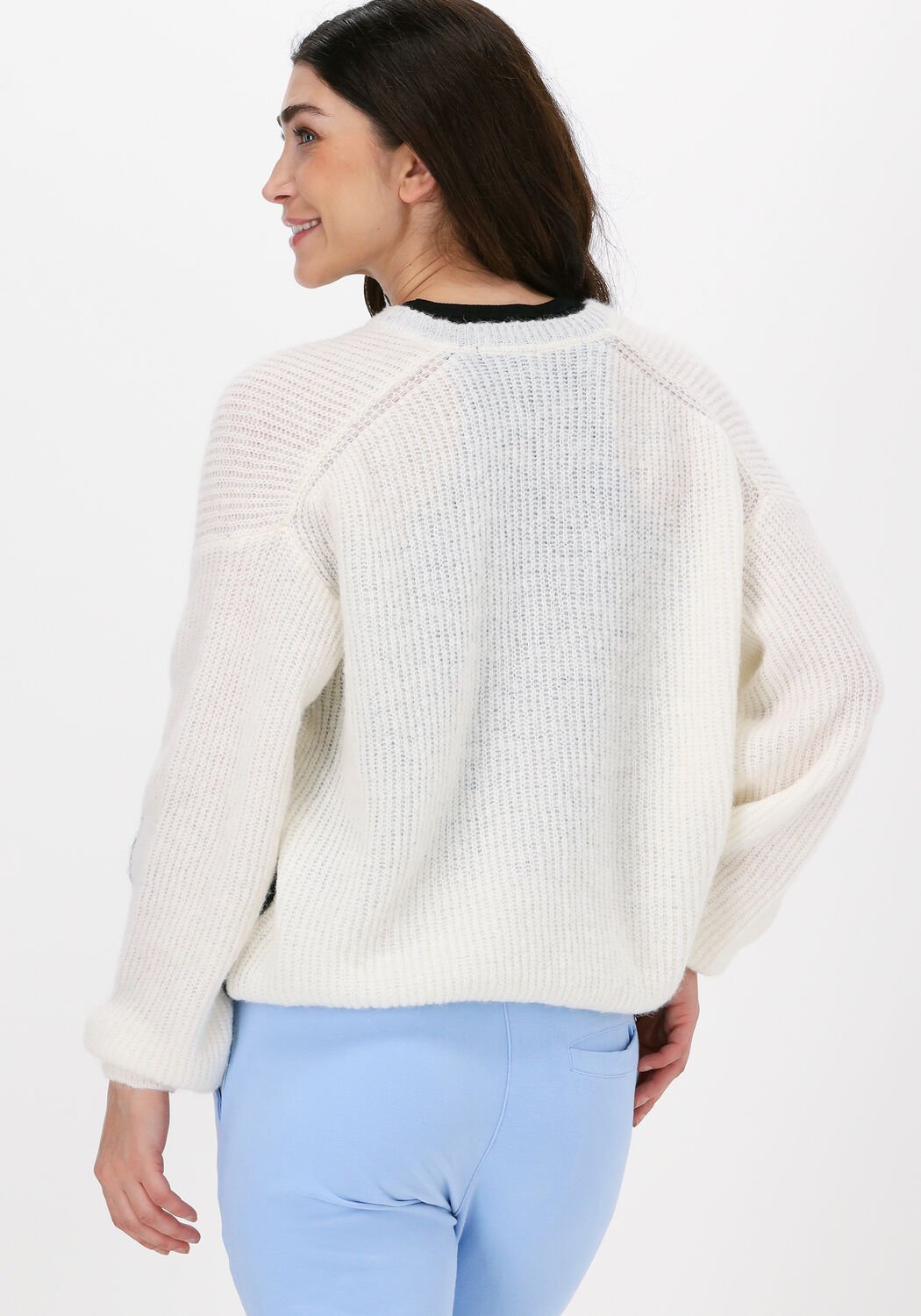 Gebroken wit 10DAYS Trui THE KNIT SWEATER Omoda