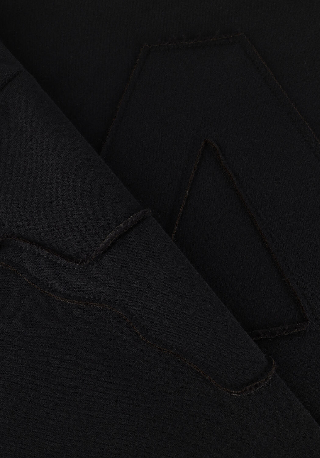 ALIX THE LABEL Robe midi LADIES KNITTED MIDI SWEAT DRESS en noir - large