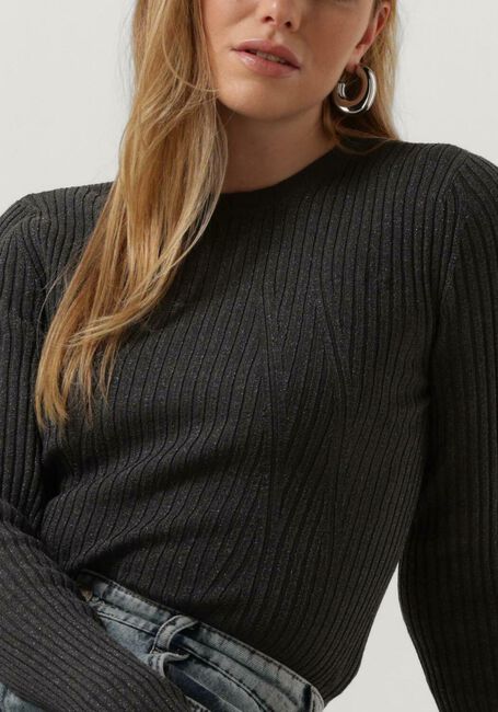 OBJECT Pull OBJRIKE L/S KNIT PULLOVER en gris - large