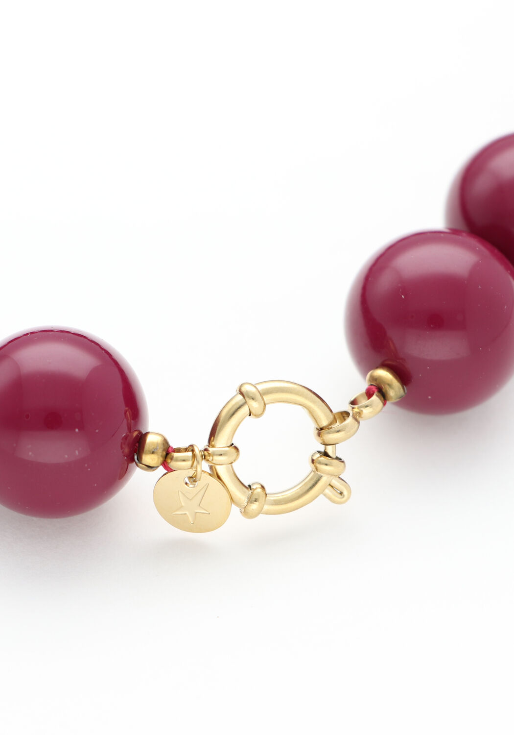 Bordeaux BONNIE STUDIOS Sieraad WILMA NECKLACE - large