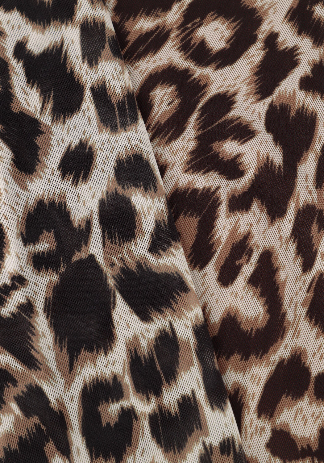 CATWALK JUNKIE MESH TURTLE NECK LEOPARD LONG SLEEVE Hauts & T-shirts en marron - large