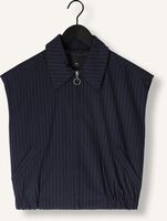 WITHBLACK Gilet WBLVALENTINA STRIPED VEST Bleu foncé WITHBLACK Gilet WBLVALENTINA STRIPED VEST Bleu foncé - medium