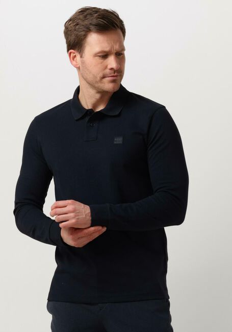 BOSS ORANGE Polo PASSERBY Bleu foncé - large