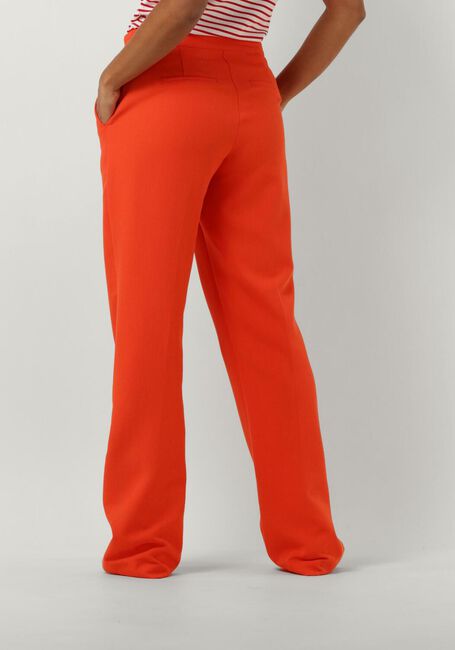 JANSEN AMSTERDAM Pantalon WQ417 WOVEN WIDE LONG PANTS en orange - large