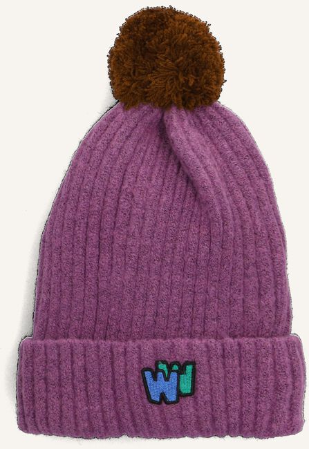 Paarse WANDER & WONDER Muts POM POM BEANIE Paarse WANDER & WONDER Muts POM POM BEANIE - large