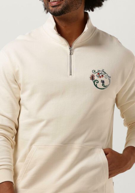 WOODBIRD Chandail LASS CURL HALF-ZIP Blanc - large