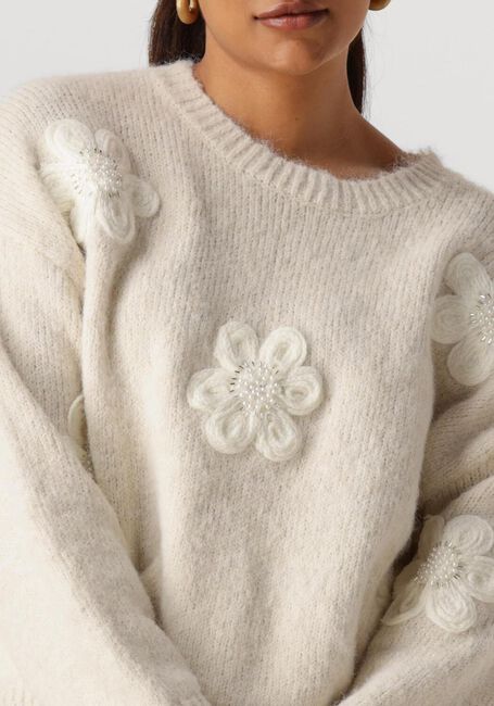 NUKUS Pull CHIACA PULLOVER FLOWER en blanc - large