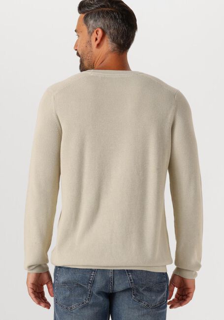 LYLE & SCOTT Pull ENGINEERED RIB CREW NECK en taupe - large