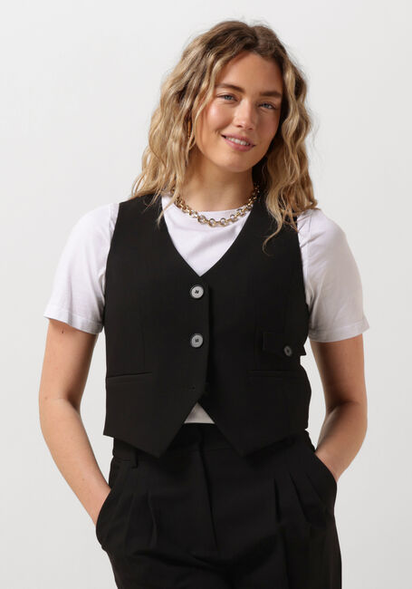 CO'COUTURE Gilet VOLA TAILOR VEST en noir - large