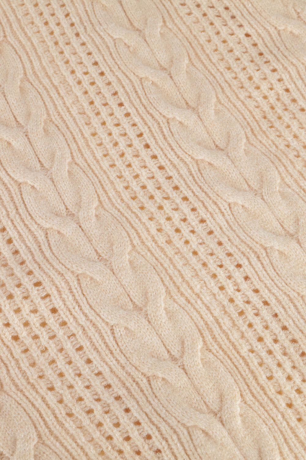 Zand OBJECT Trui ELENA L/S KNIT PULLOVER 123 - large