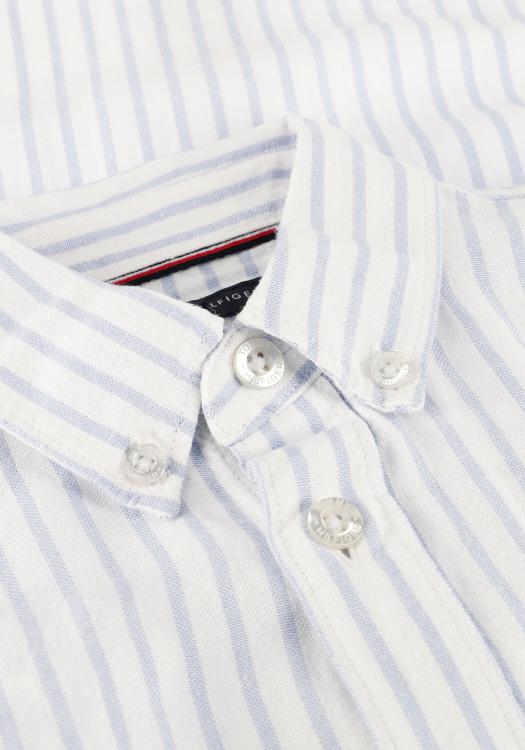 TOMMY HILFIGER Chemises classiques LINEN BLEND STRIPED SHIRT LS Bleu clair - large