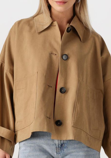 MY ESSENTIAL WARDROBE Jack LYONMW SHORT BOMBER JACKET en camel - large