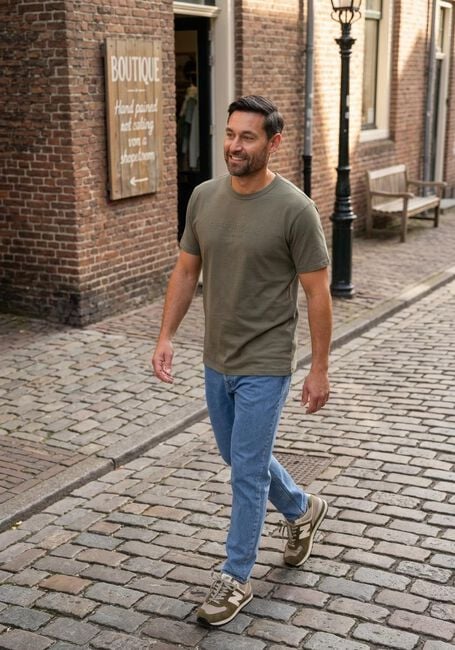 BUTCHER OF BLUE T-shirt ARMY CORP LOCK TEE Kaki - large