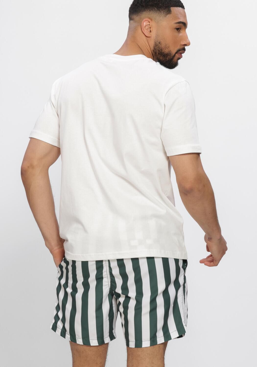 SHIWI LIAM REGULAR FIT PAINTED CORAL T-SHIRT Polos & T-Shirts en blanc - large