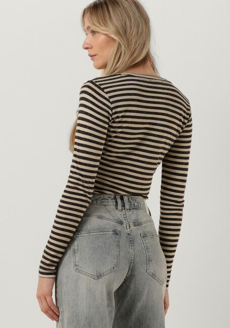 BY-BAR BASIC LS STRIPE TOP Hauts & T-shirts en beige - large