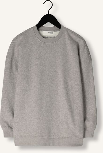 Lichtgrijze SELECTED WOMEN Sweater SLFGIA YRSA LS CREW NECK SWEAT Lichtgrijze SELECTED WOMEN Sweater SLFGIA YRSA LS CREW NECK SWEAT - large
