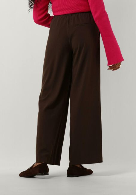 SELECTED FEMME Pantalon SLFTINNI-RELAXED MW WIDE PANT N NOOS en marron - large